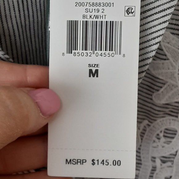 NWT *HP* Linen Lauren Ralph Lauren HiLo Size M Top - Picture 12 of 12